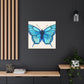 "Hariton Pushwagner Inspired Blue Butterfly Canvas Print" by PenPencilArt