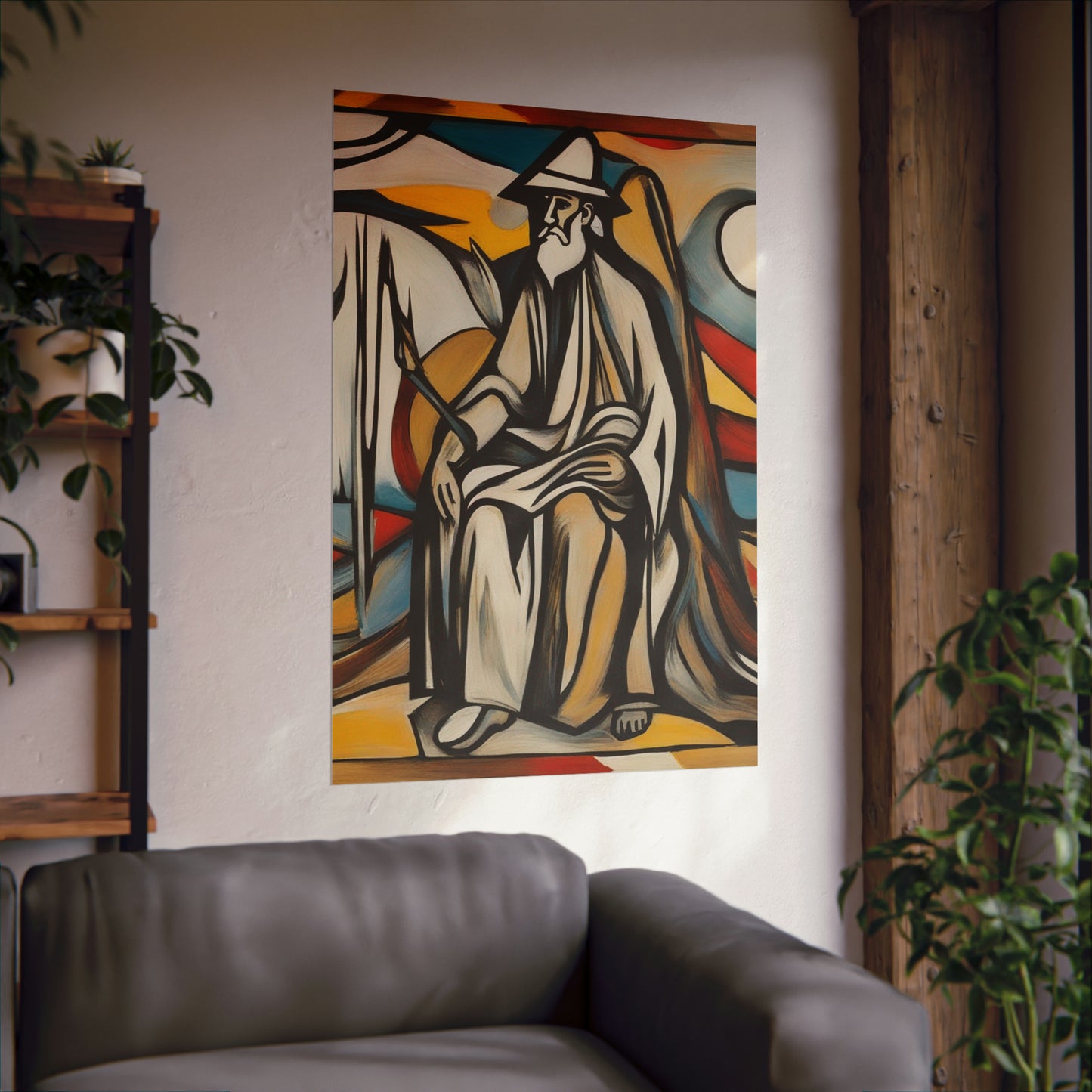 "Style-Inspired Poster Print: Willem de Kooning's "The Hermit" by PenPencilArt