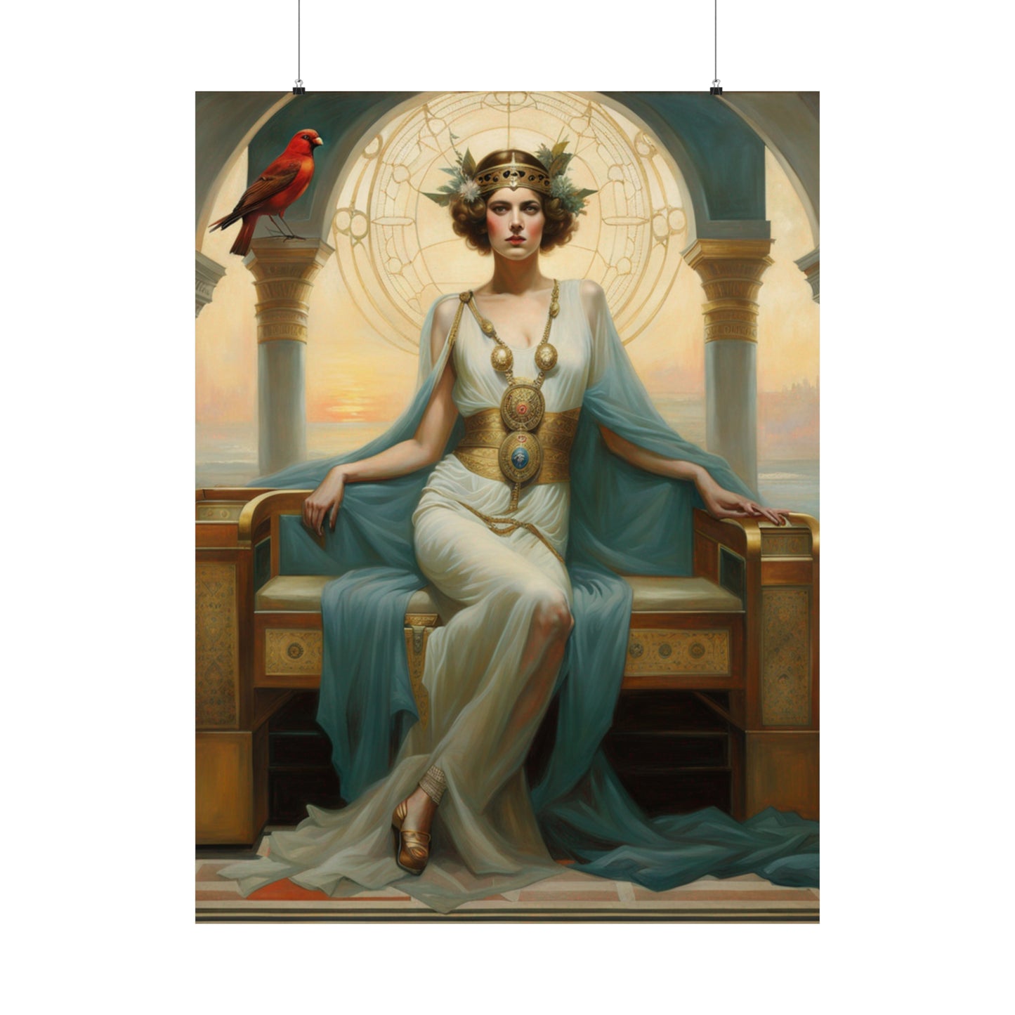 "Justice-Inspired Wall Poster Prints: Tom Bagshaw, Lawrence Alma-Tadema, Alphonse Mucha Art" by PenPencilArt