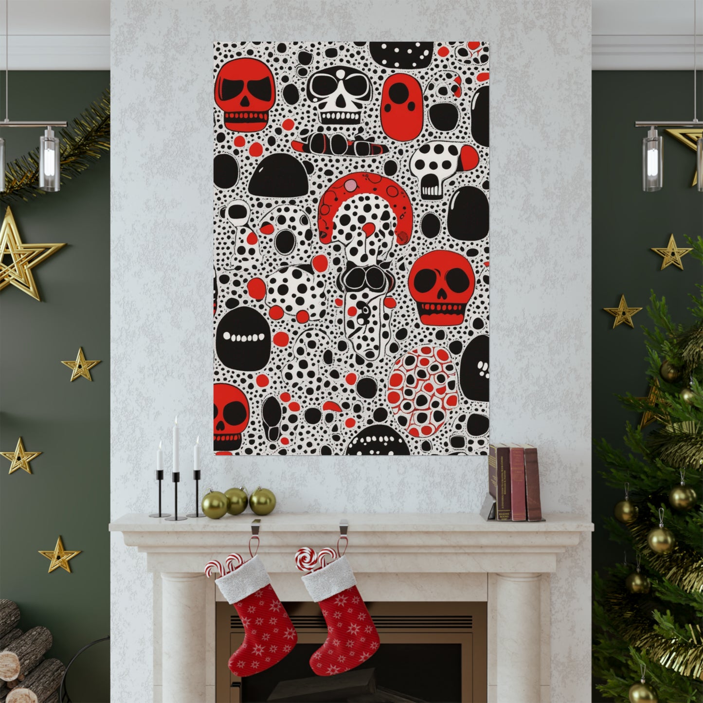 "Yayoi Kusama-Inspired 'Death' Poster Prints" by PenPencilArt