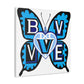 "Robert Indiana Blue Butterfly Canvas Print" by PenPencilArt