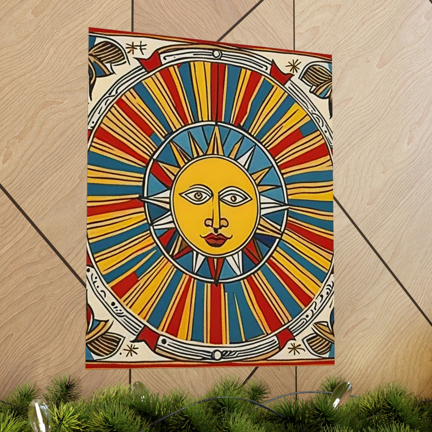 "Pablo Picasso-Inspired 'The Sun' Poster Print" by PenPencilArt