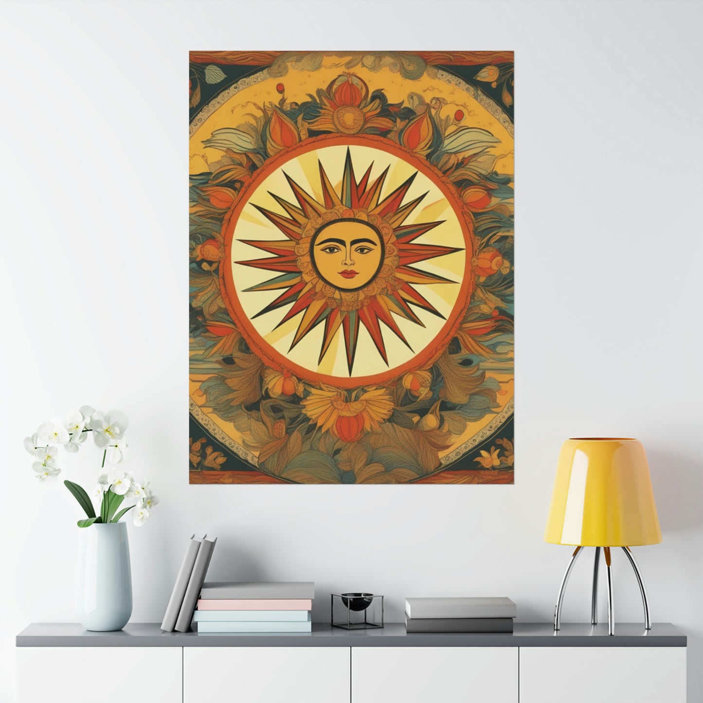 "Frida Kahlo-Inspired "The Sun" Poster Print" by PenPencilArt