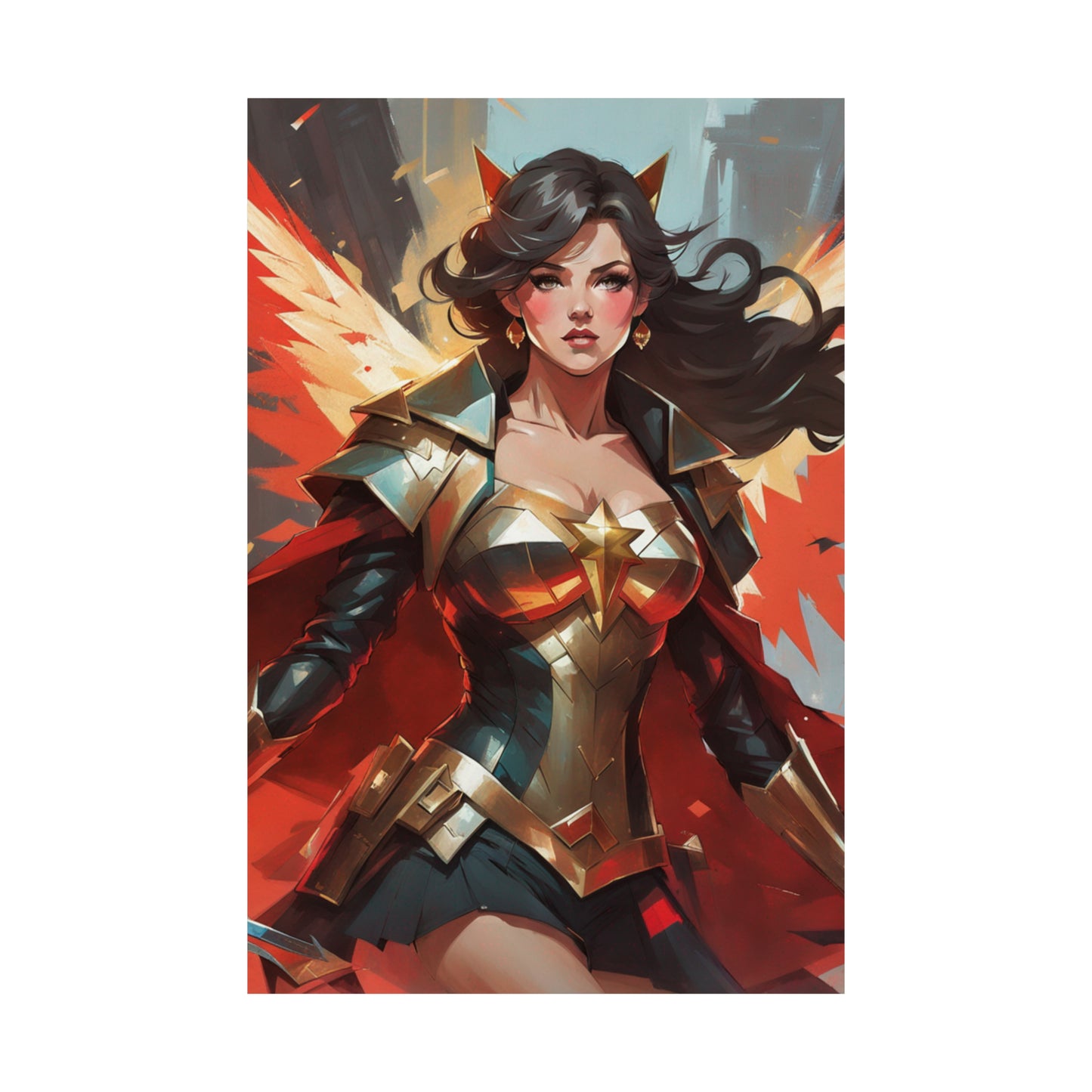 "Krenz Cushart-Inspired Justice Print from Kawacy & Neoism" by PenPencilArt