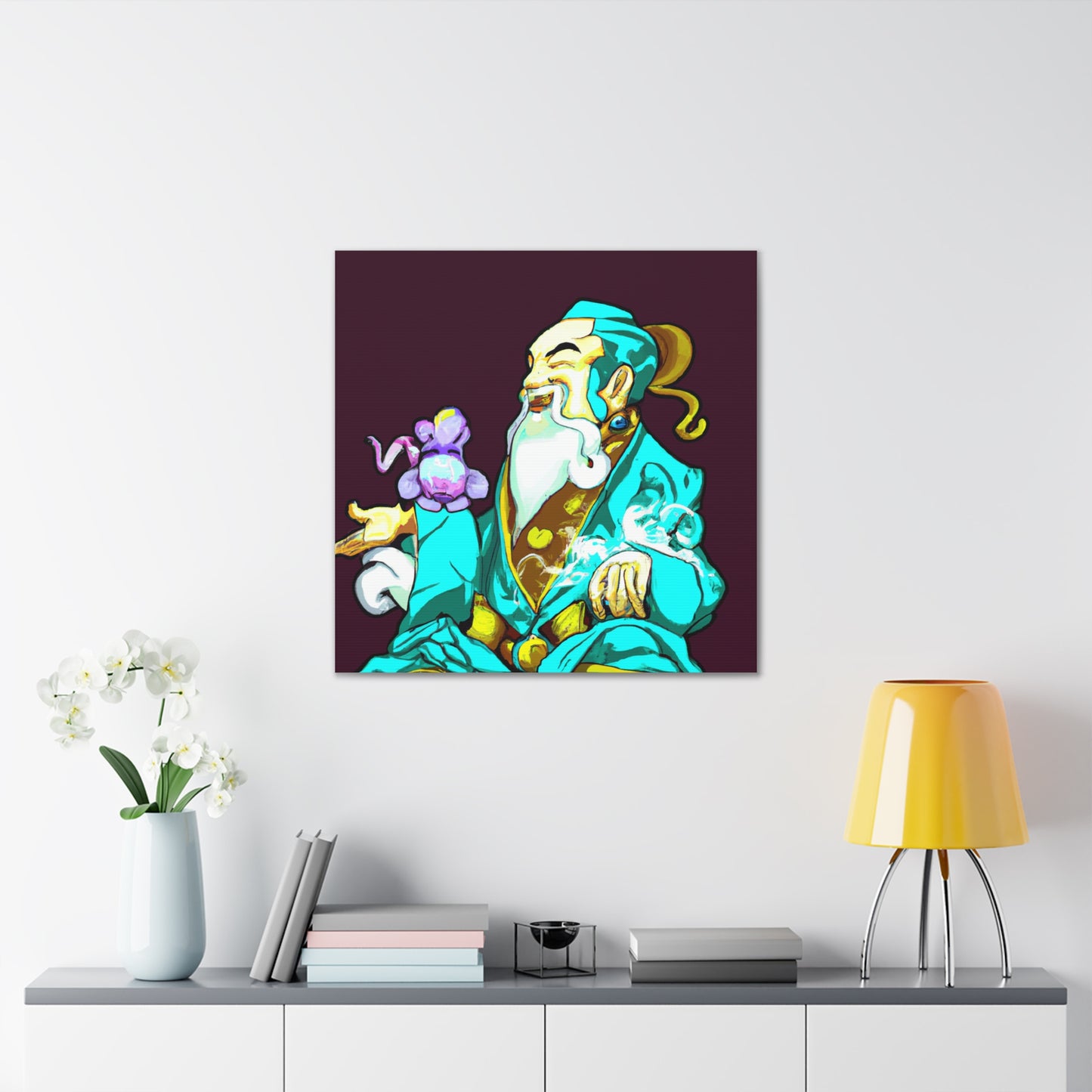 "Takashi Murakami-Inspired Magical Canvas Prints" by PenPencilArt