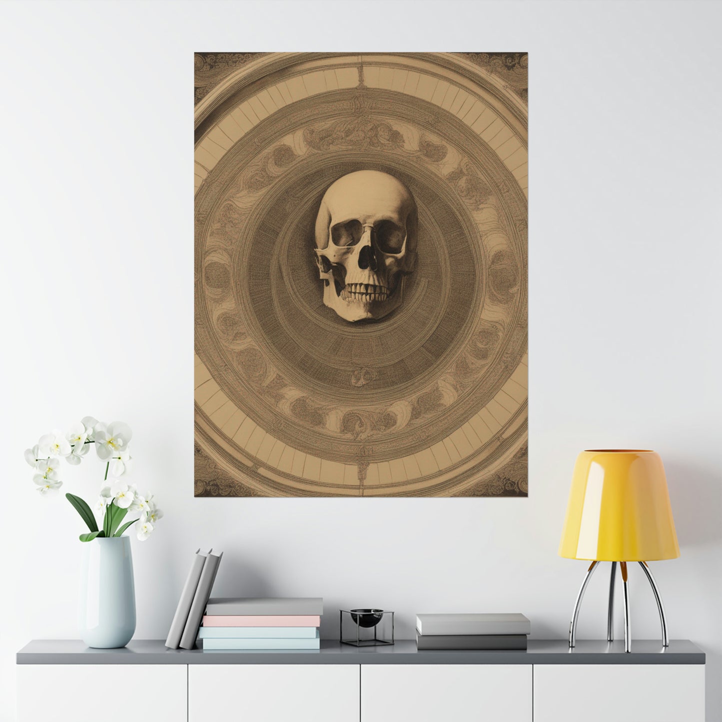 "A Stunning Poster Print of Death Inspired by Leonardo da Vinci" by PenPencilArt