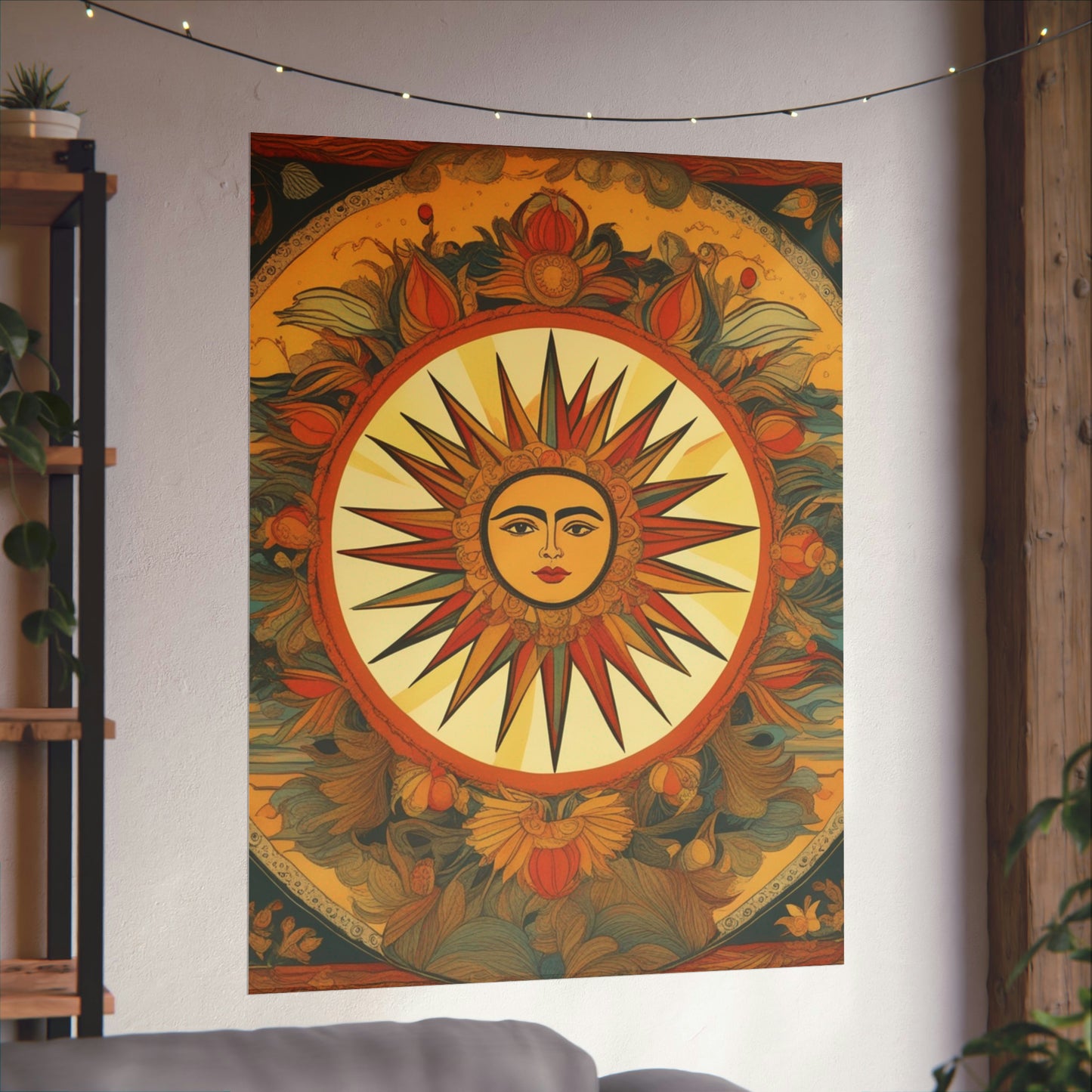 "Frida Kahlo-Inspired "The Sun" Poster Print" by PenPencilArt