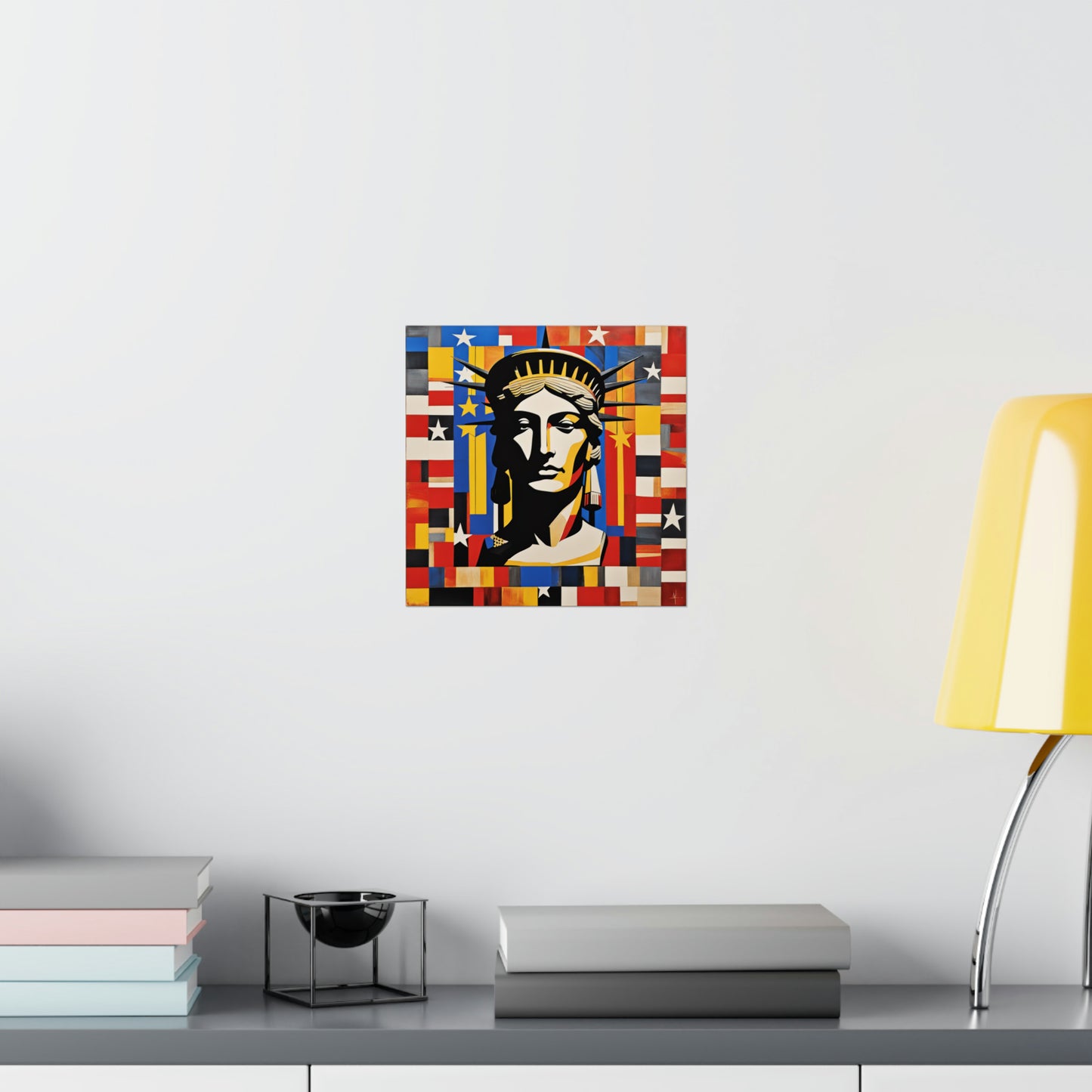 "Justice Poster Print Inspired by Jasper Johns | Creative Art Print" by PenPencilArt