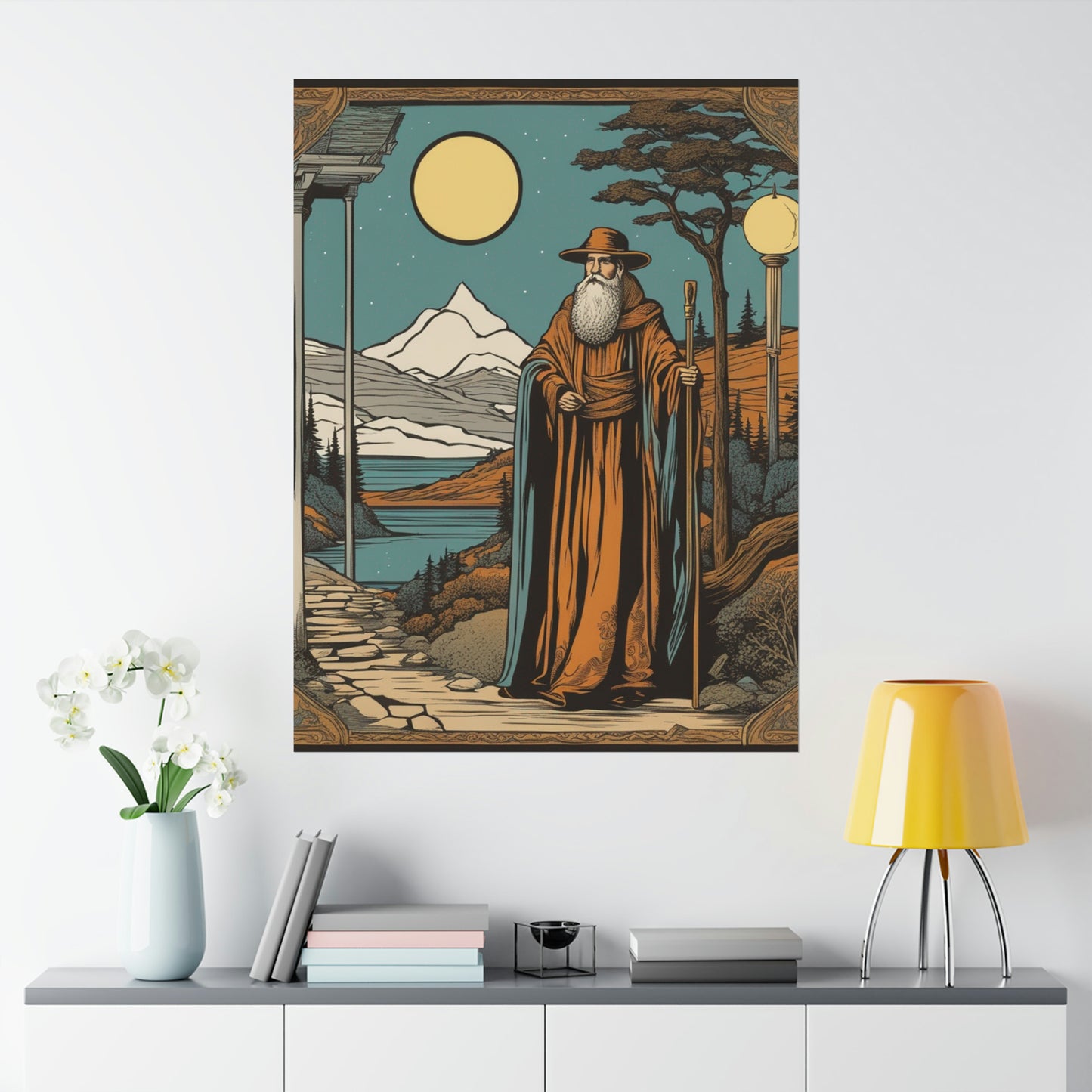 "The Hermit by Hariton Pushwagner: Fine Art Poster Prints" by PenPencilArt