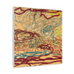 "Jasckson Pollock Inspired Desert Landscape Canvas Print" by PenPencilArt