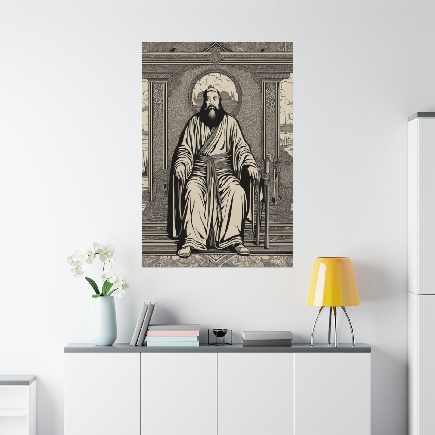 "Ai Weiwei Inspired 'The Hermit' Art Print Poster" by PenPencilArt