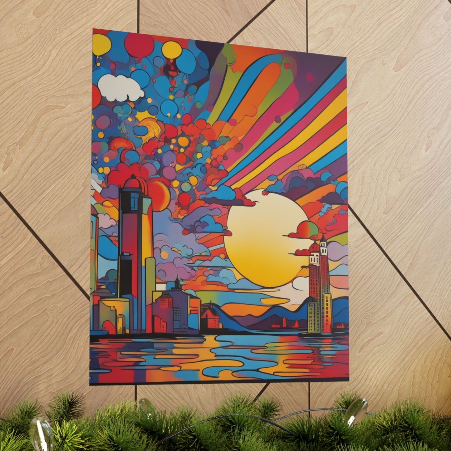 "Creating Art with a Peter Max-Inspired Style: Death Poster Print" by PenPencilArt