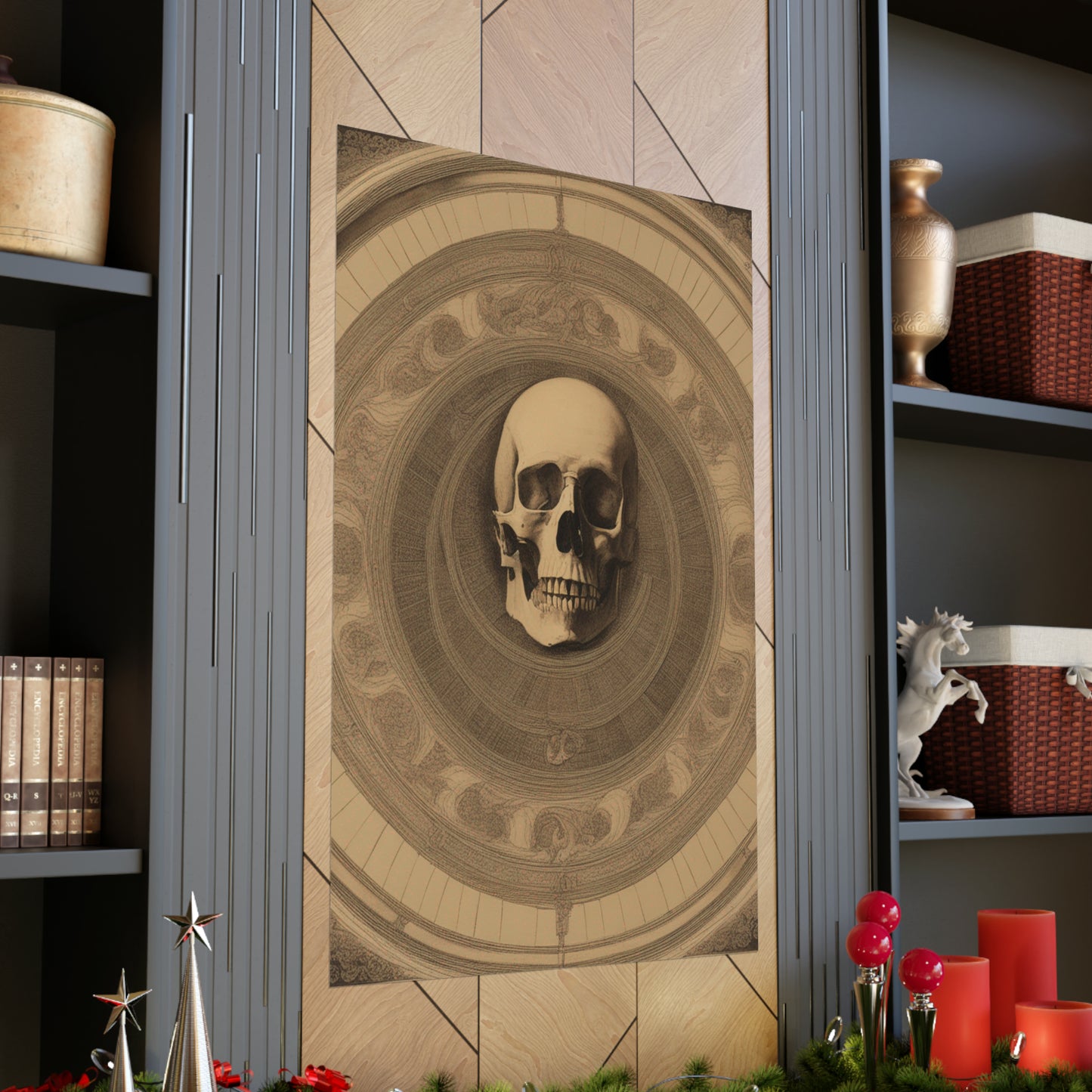 "A Stunning Poster Print of Death Inspired by Leonardo da Vinci" by PenPencilArt