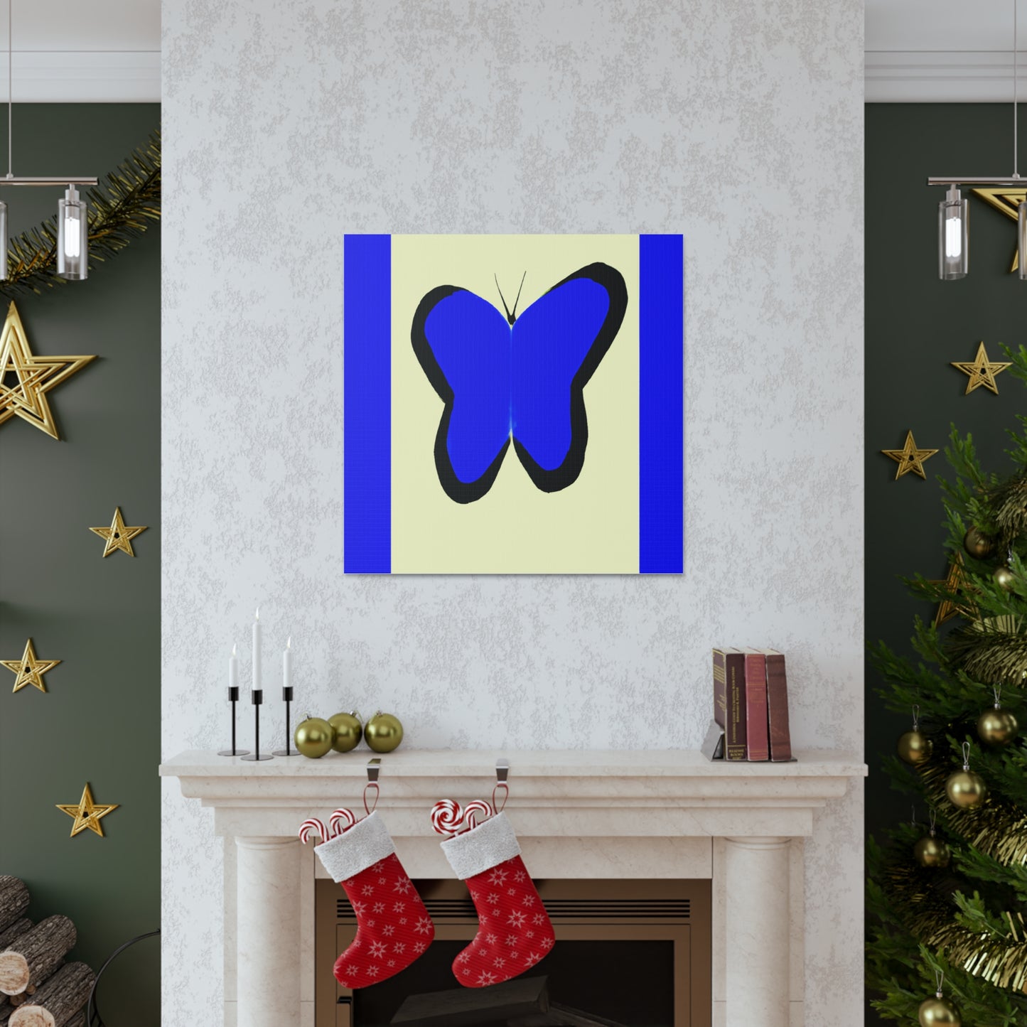 "Kazimir Malevich - Blue Butterfly Canvas Print" by PenPencilArt