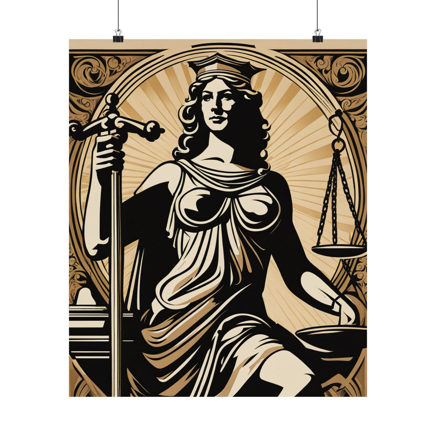 "Striking Justice Art Print Inspired by James Gill" by PenPencilArt