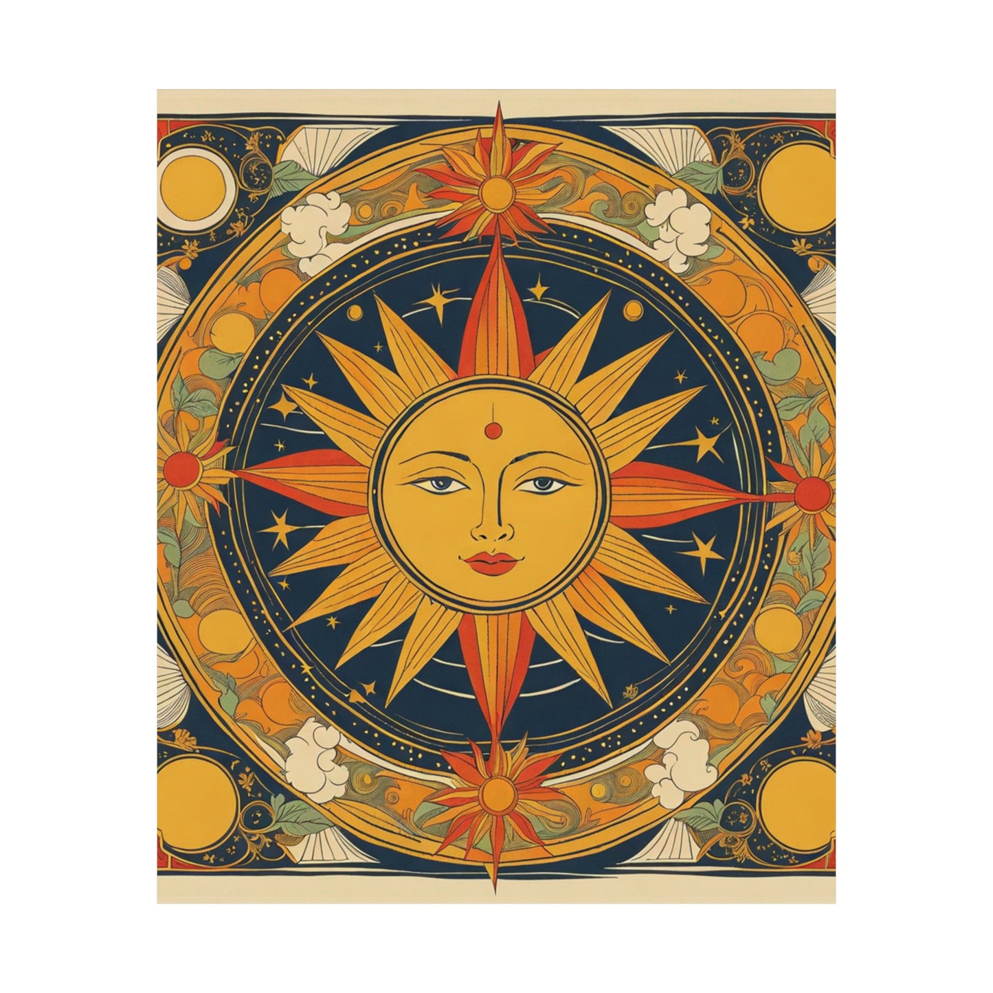 "Nara Yoshimoto-Inspired 'The Sun' Poster Print" by PenPencilArt