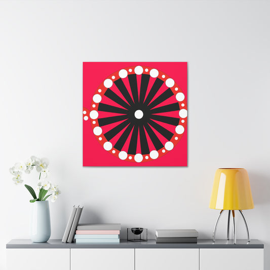 "Yayoi Kusama-Inspired Fortune Canvas Prints" by PenPencilArt