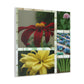 "Flowers Inspired by David Hockney - Canvas Prints" by PenPencilArt