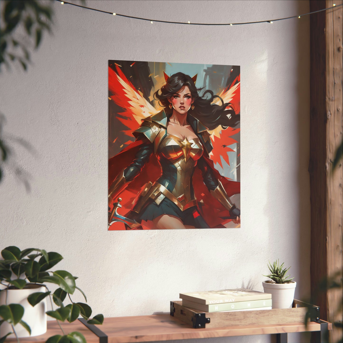 "Krenz Cushart-Inspired Justice Print from Kawacy & Neoism" by PenPencilArt