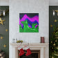 "Jeff Koons Inspired Aurora Borealis Canvas Print" by PenPencilArt