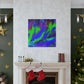 "Gallery Quality Aurora Borealis Canvas Print Inspired By Jackson Pollock" by PenPencilArt