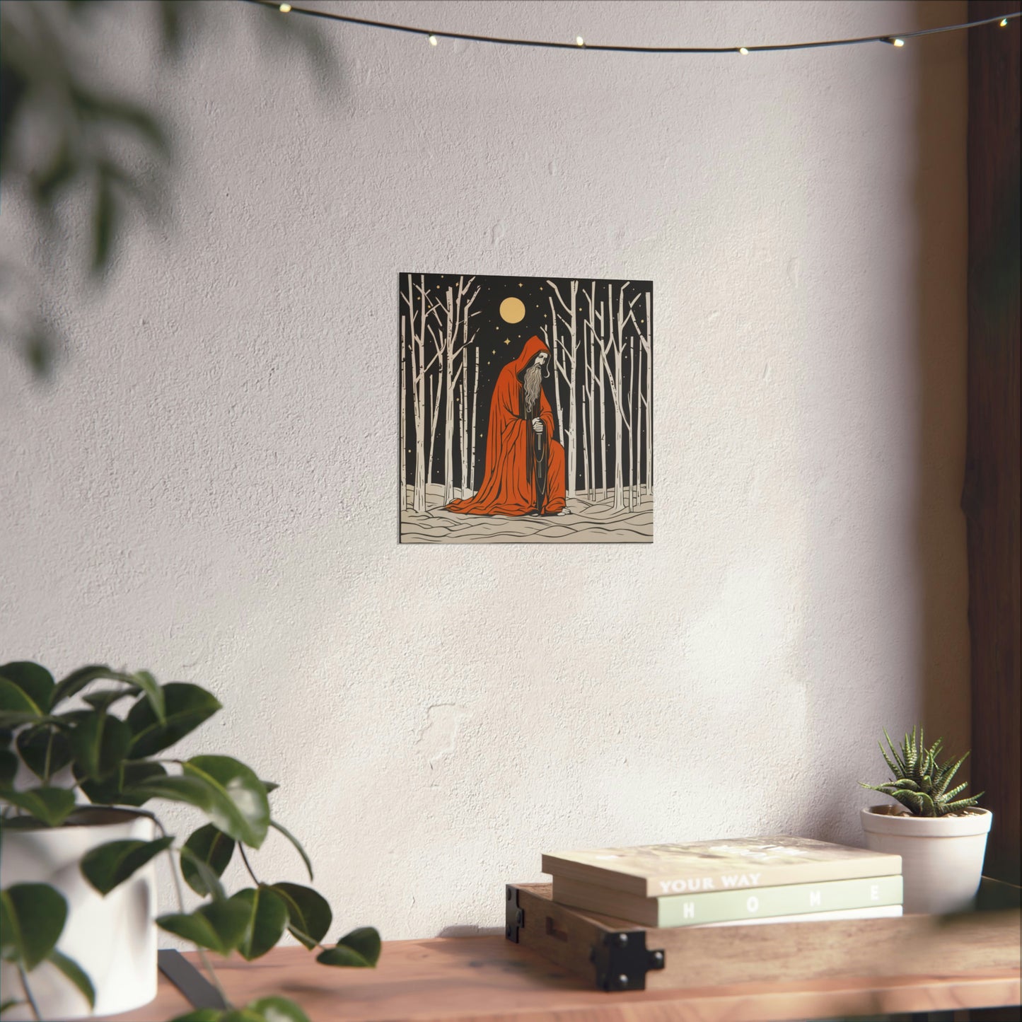 "Art Print of "The Hermit" Inspired by Clyfford Still - Decor Your Home" by PenPencilArt