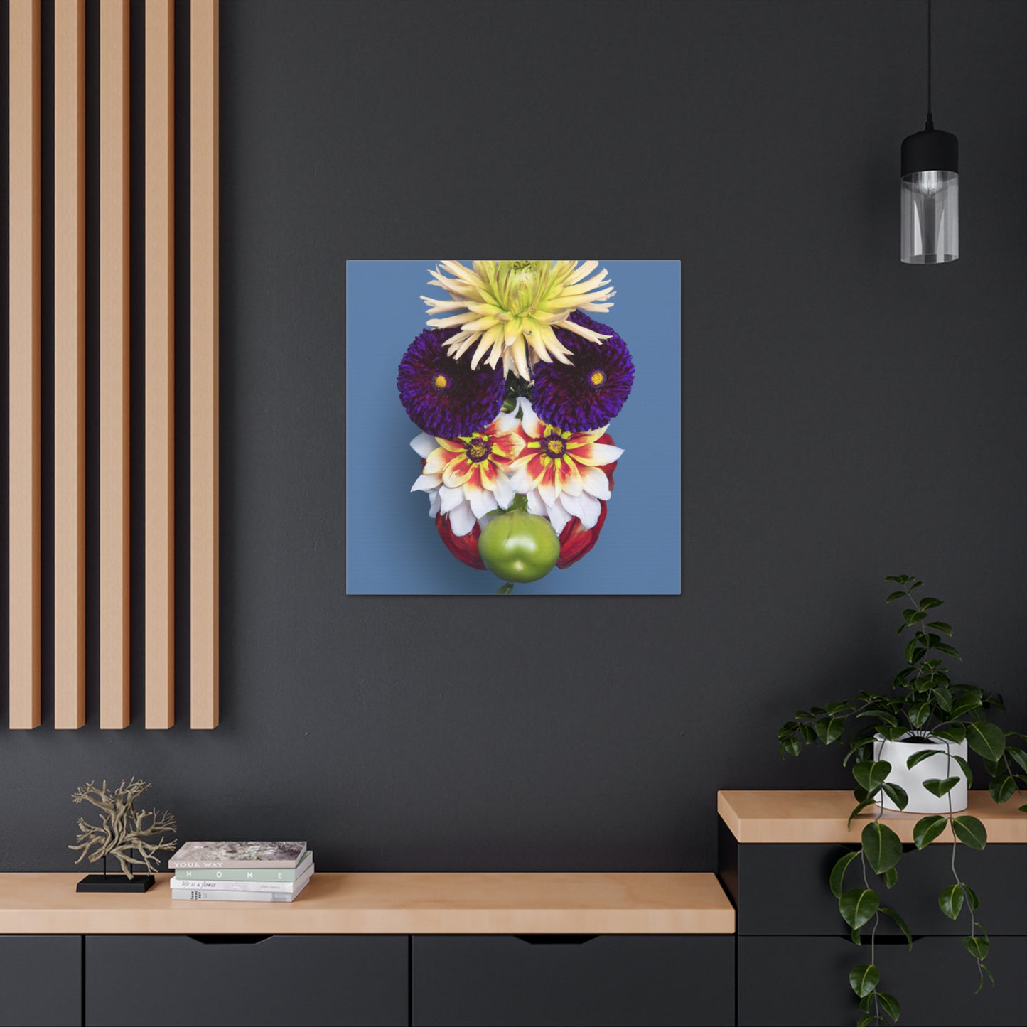 "Jeff Koons-Inspired Flower Canvas Prints" by PenPencilArt