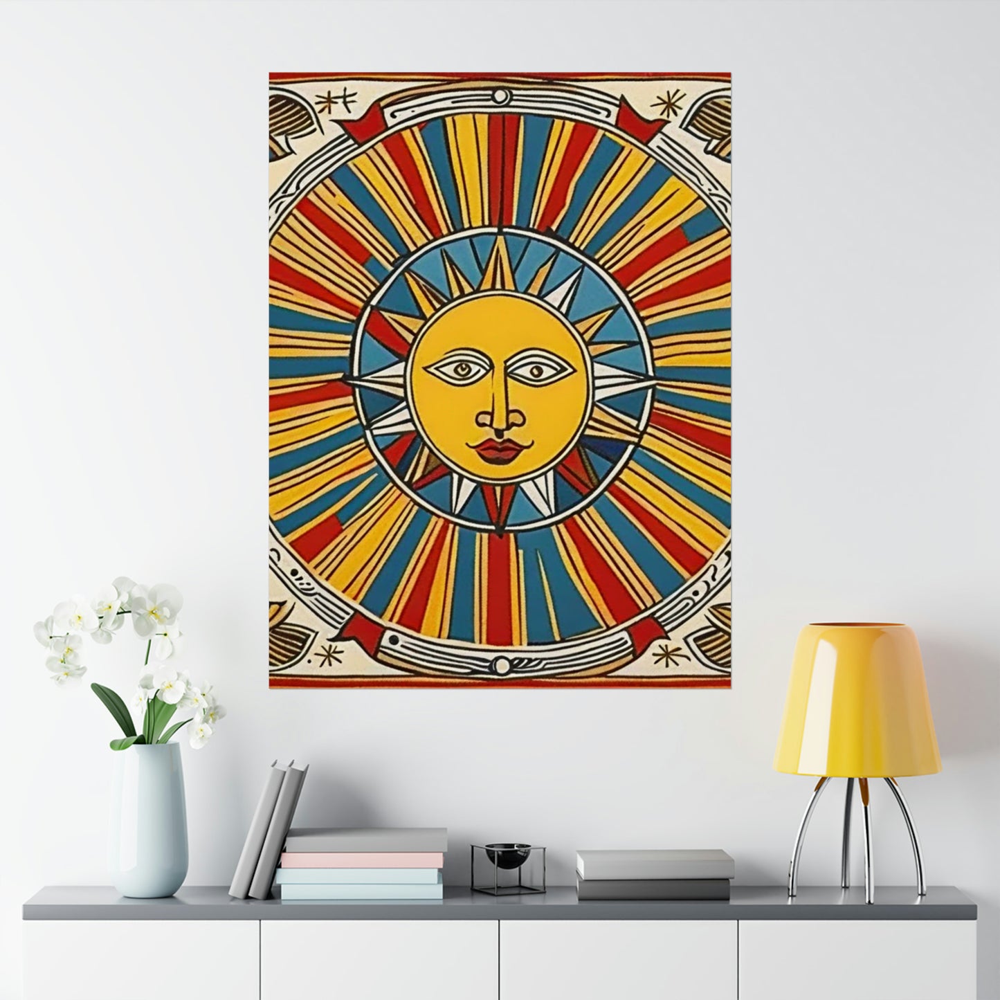 "Pablo Picasso-Inspired 'The Sun' Poster Print" by PenPencilArt