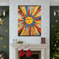 "Jasper Johns Inspired Sun Poster Print" by PenPencilArt