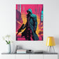 Justice Poster Prints with Cyberpunk and Neo-Figurative Styles by PenPencilArt