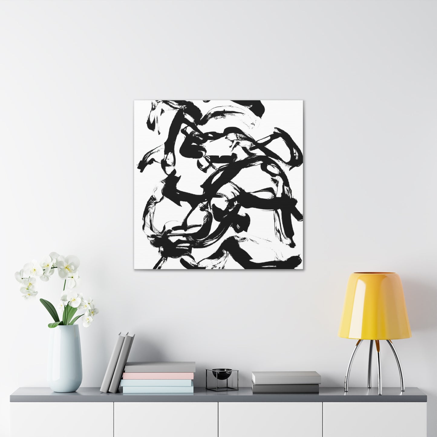 "Abstract Texas Tornado Wall Art in Willem de Kooning Style" by PenPencilArt