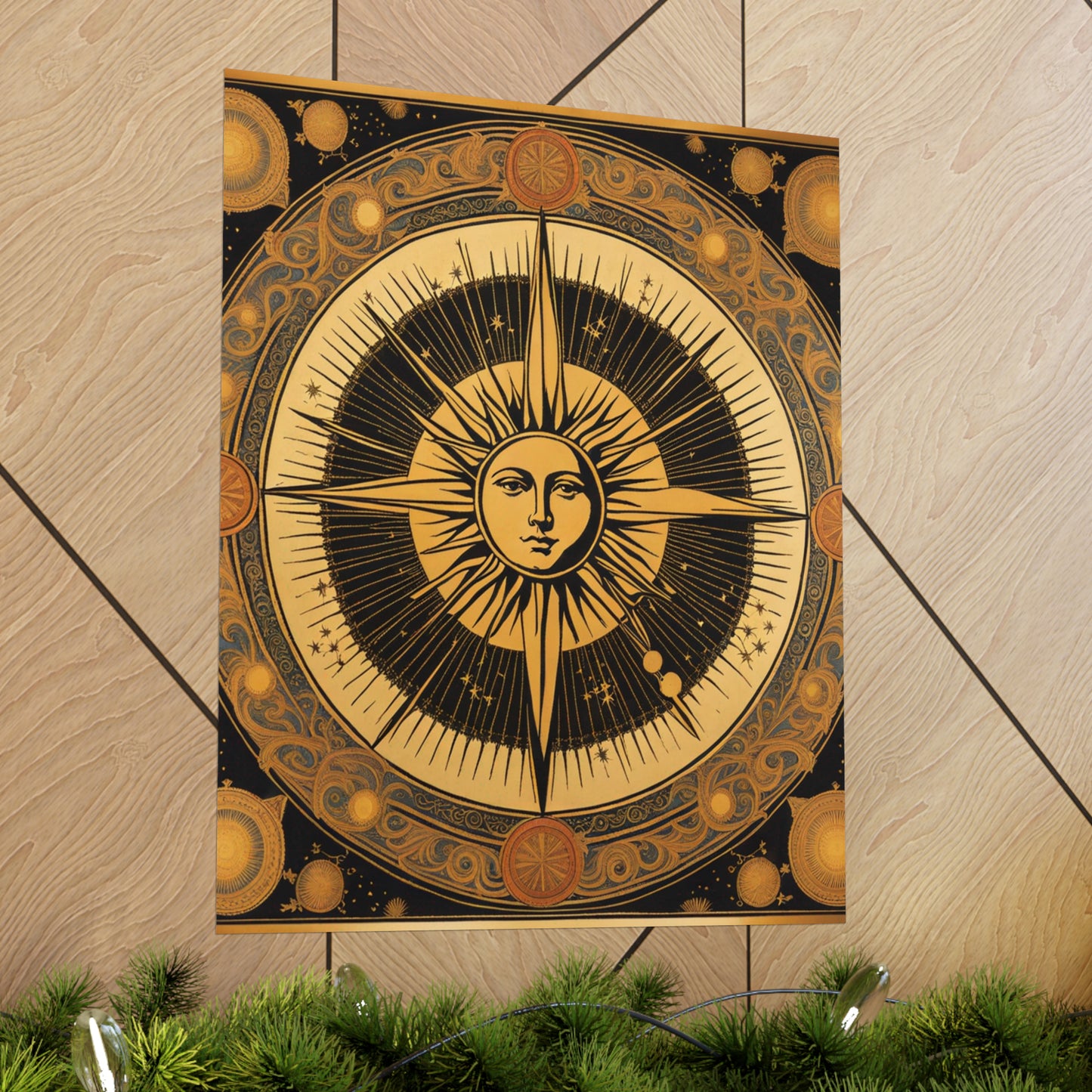 "Leonardo da Vinci-Inspired 'The Sun' Poster Prints" by PenPencilArt