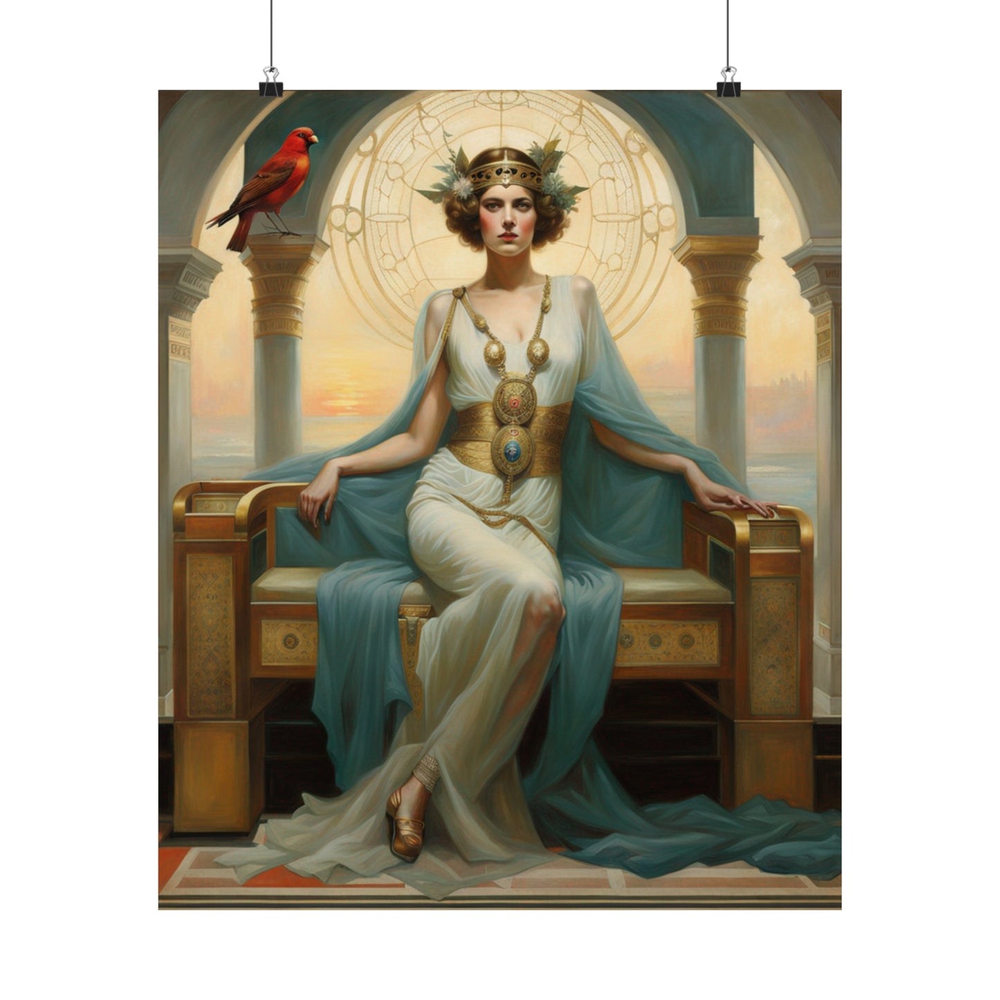 "Justice-Inspired Wall Poster Prints: Tom Bagshaw, Lawrence Alma-Tadema, Alphonse Mucha Art" by PenPencilArt