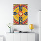 "Fine Art Wall Print: The Sun in a Henri Matisse-Inspired Style" by PenPencilArt