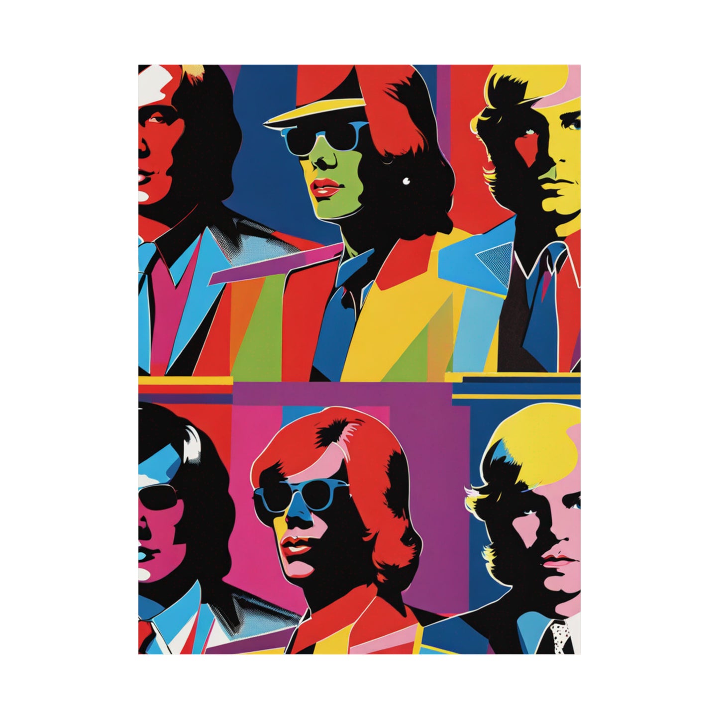 "Andy Warhol-Inspired Justice Poster Prints for Home Decor" by PenPencilArt