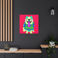 "Takashi Murakami-Inspired Canvas Print Of A Happy Dog" by PenPencilArt