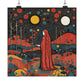 "Art Inspired by Yayoi Kusama: The Hermit Poster Print" by PenPencilArt