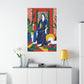 "Death Inspired Poster Print in Henri Matisse Style" by PenPencilArt