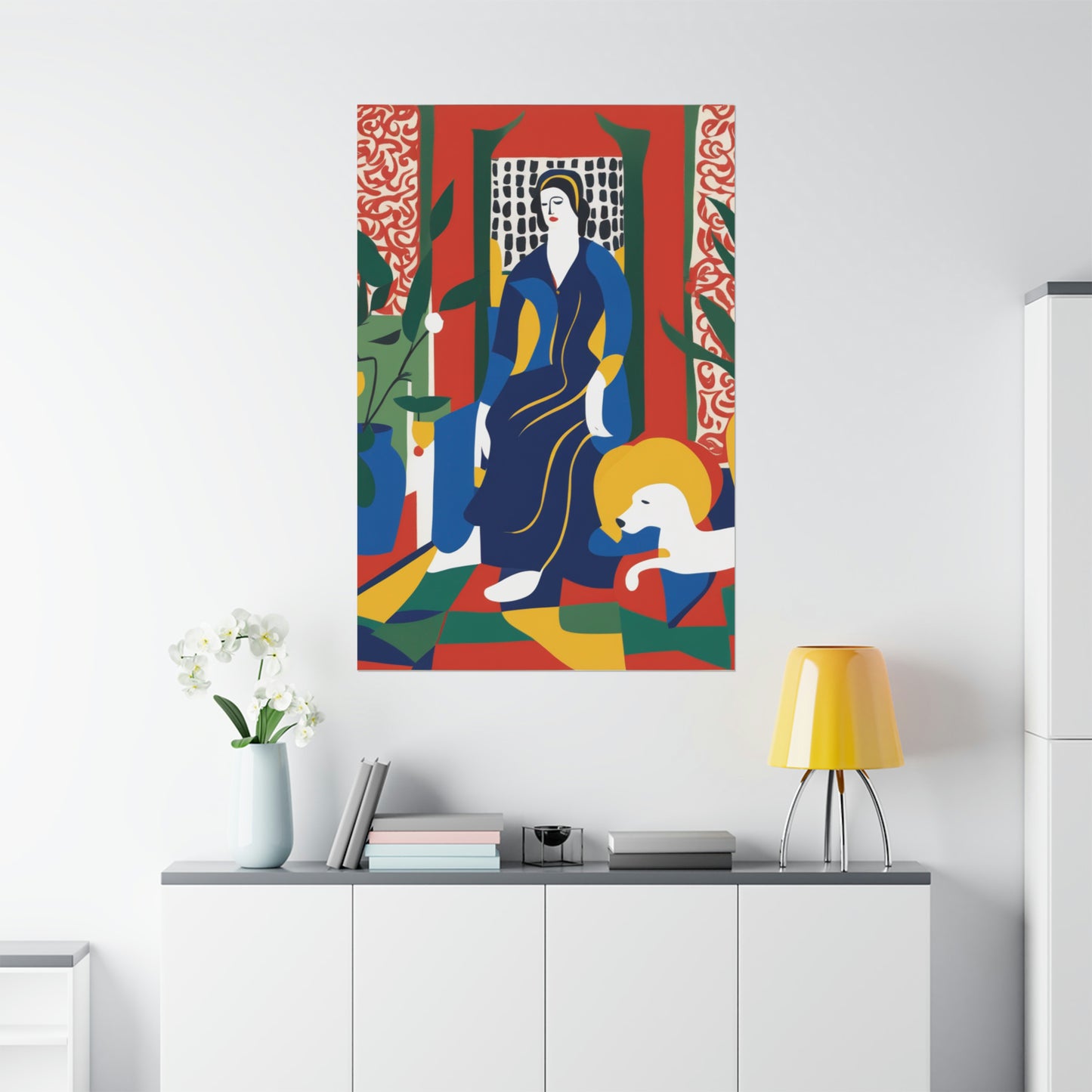 "Death Inspired Poster Print in Henri Matisse Style" by PenPencilArt