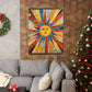 "Jasper Johns Inspired Sun Poster Print" by PenPencilArt