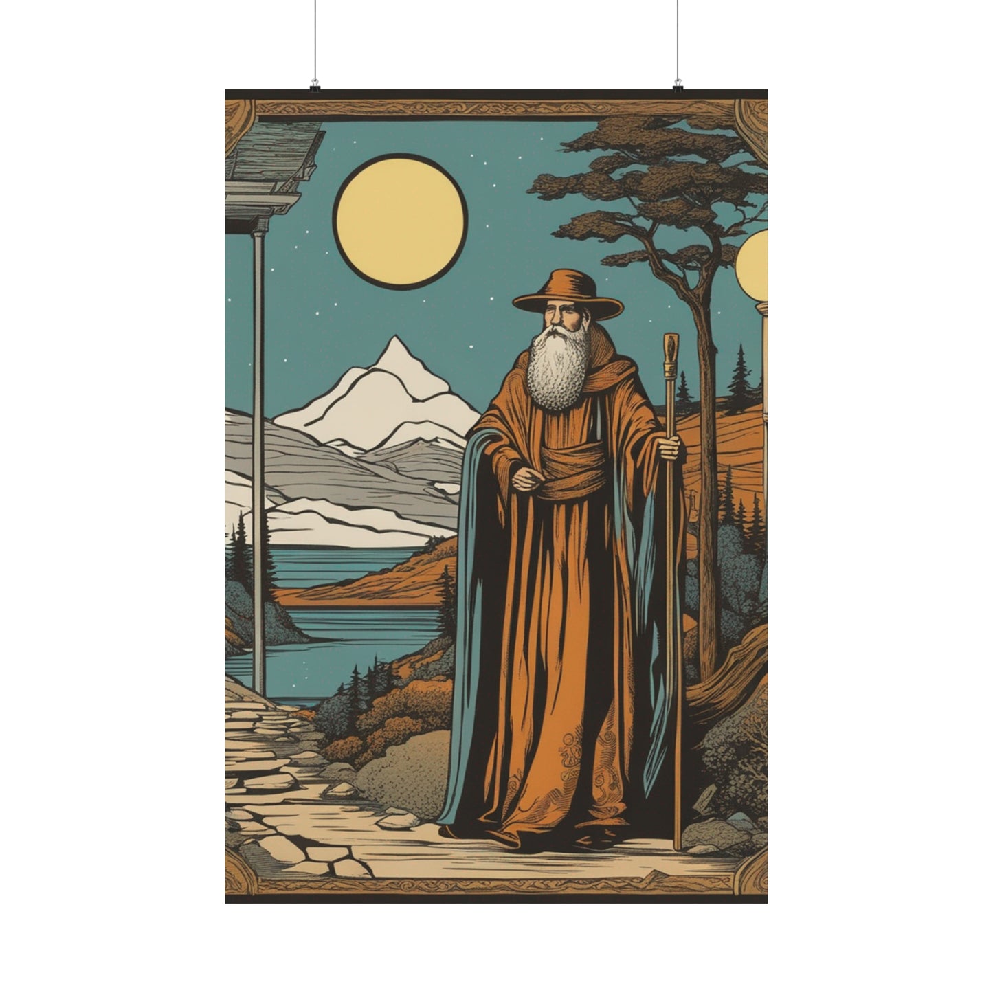 "The Hermit by Hariton Pushwagner: Fine Art Poster Prints" by PenPencilArt