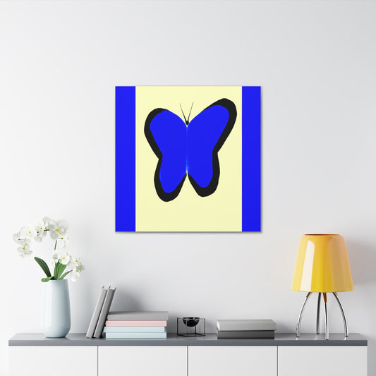 "Kazimir Malevich - Blue Butterfly Canvas Print" by PenPencilArt