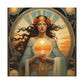 "Fine Art Poster Prints Inspired by Tom Bagshaw, Lawrence Alma-Tadema, and Alphonse Mucha's Portrayal of the Sun" by PenPencilArt