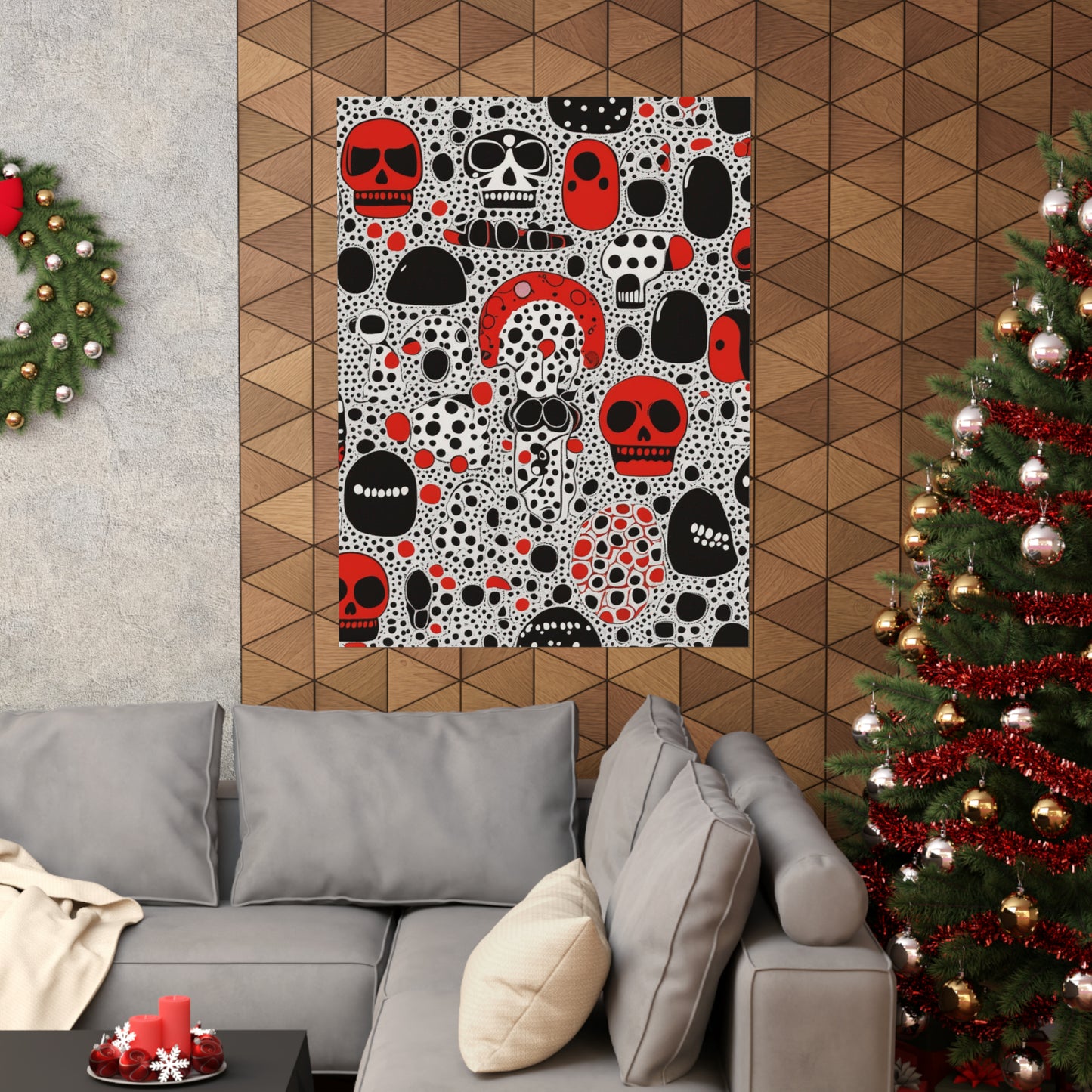 "Yayoi Kusama-Inspired 'Death' Poster Prints" by PenPencilArt