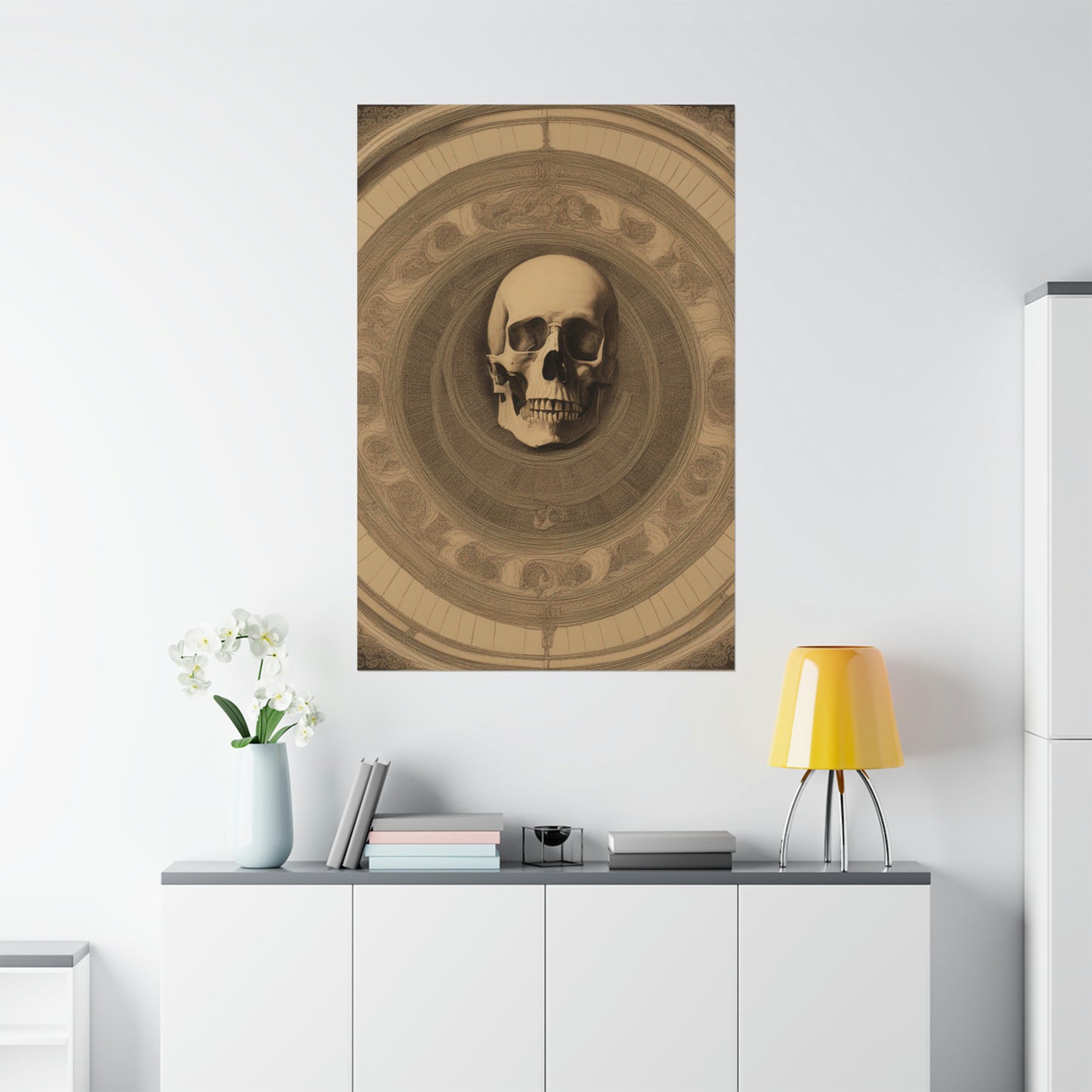 "A Stunning Poster Print of Death Inspired by Leonardo da Vinci" by PenPencilArt