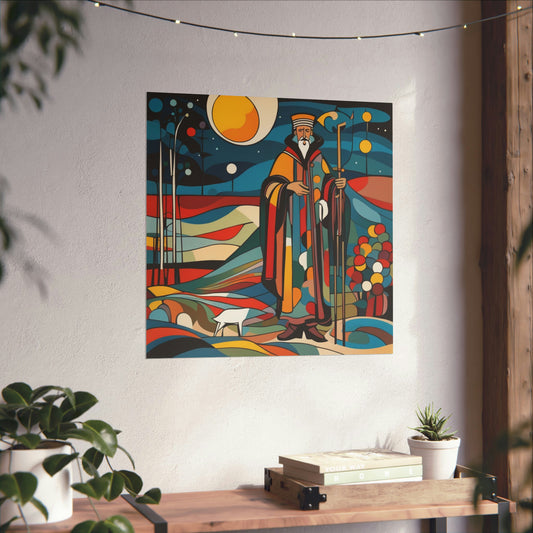 "The Hermit Poster by Wassily Kandinsky - Modern Art Inspired Print" by PenPencilArt