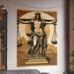 "Da Vinci-Inspired Justice Poster Print: Wall Art for Your Home" by PenPencilArt