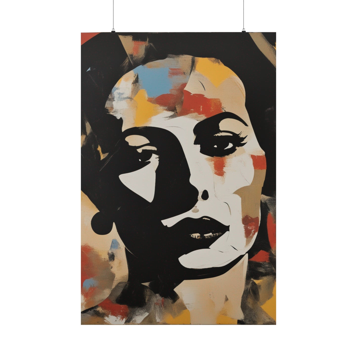 "Mimmo Rotella-Inspired Death Print Poster" by PenPencilArt