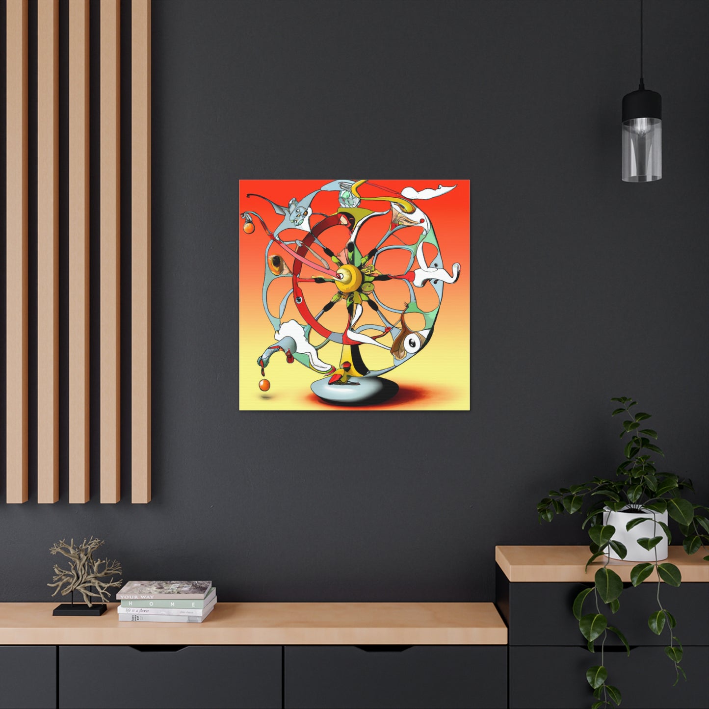 "Salvador Dalí-Style Fortune Canvas Print Art" by PenPencilArt