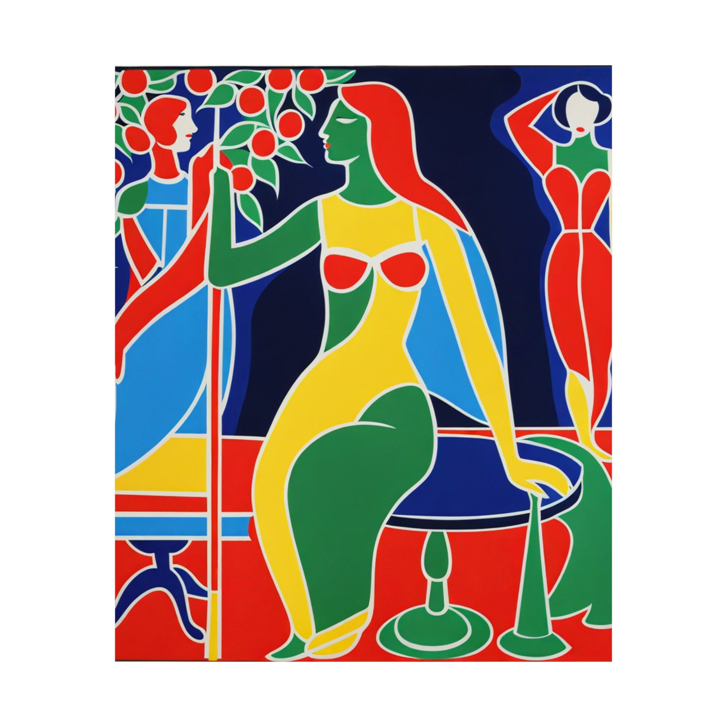 "Matisse-Inspired Justice Poster Print: Peaceful Art Comes Alive" by PenPencilArt